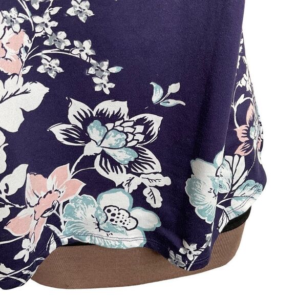 LINEA Donatella Racerback Floral Print Blouse Size M - Picture 13 of 15